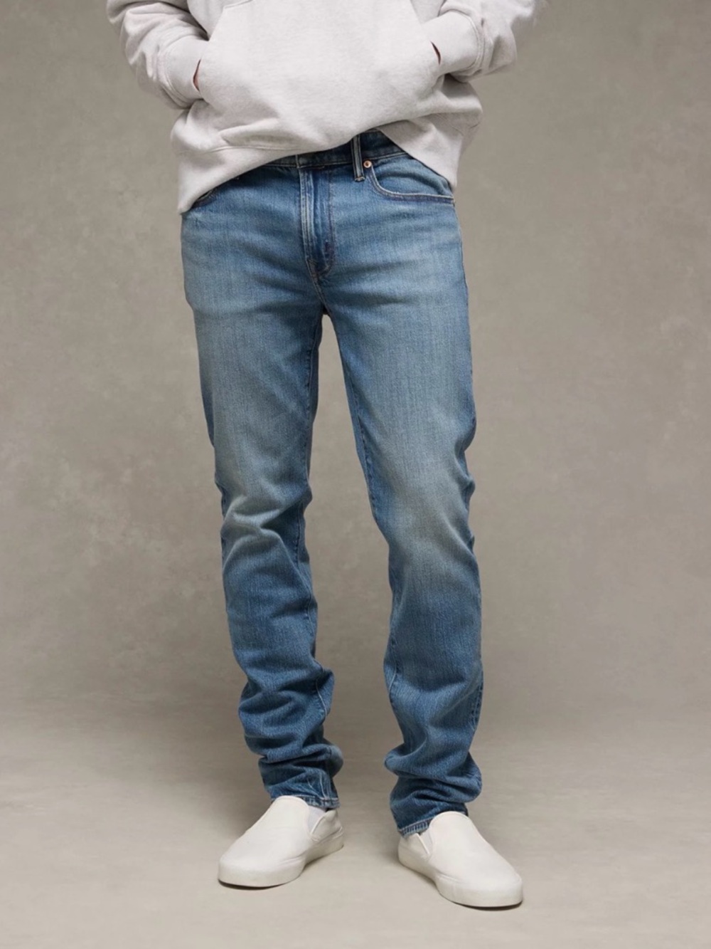 American Eagle Outfitters Light Blue Slim Straight Jeans